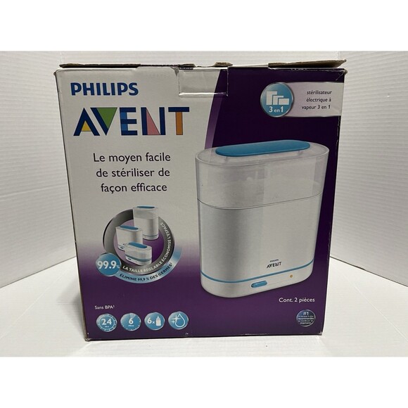 Philips Avent SCF284/05 3-in-1 Electric Steam Sterilizer - NEW IN BOX - Picture 2 of 7
